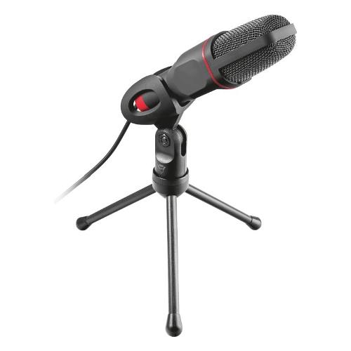 Trust Microfono USB GXT 212 Mico Usb Black e Red 23791