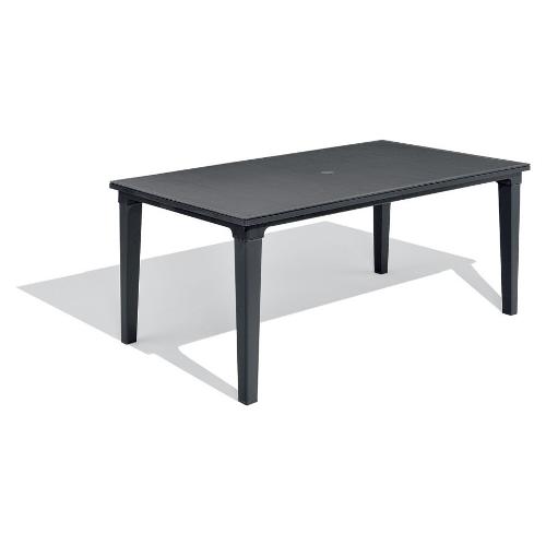 Allibert Tavolo da esterno polipropilene FUTURA Fisso Grafite (165x94x74cm) K206978K939KK