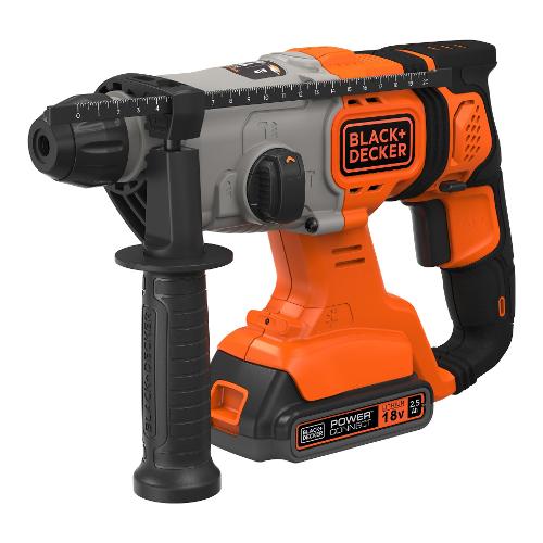 Black & Decker Trapano tassellatore 2 batterie 18V 2,5Ah POWERCONNECT BDC900E2K