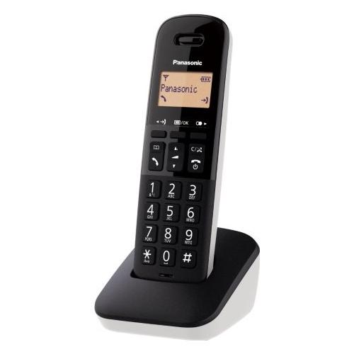 Panasonic Cordless Singolo Dect Black e White KX TGB610JTW