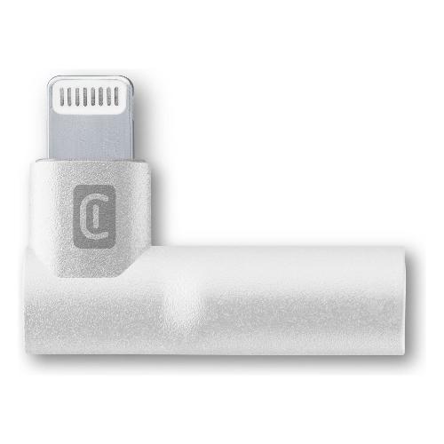 Cellular Line Cavo adattatore Connettore Audio Lightning Jack Bianco MUSICENABLERLMFIW