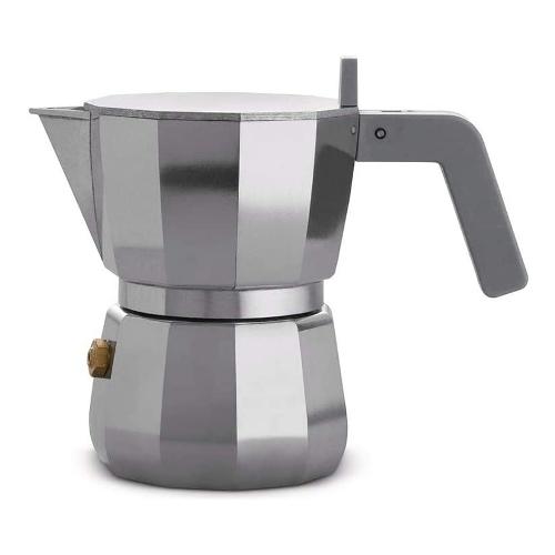 Caffettiera 4 Tazze MOKA INDUCTION Cromo e Nero 0006934