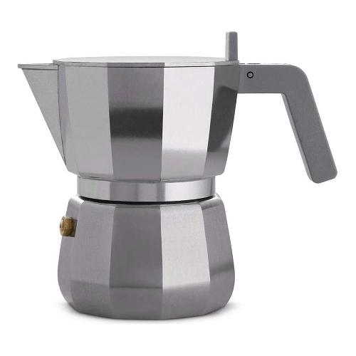 Bialetti Moka Induction, Caffettiera 3 Tazze , Acciaio 3 Tazze, Antrac –