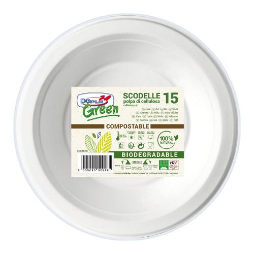 Dopla Scodelle monouso (355ml) Bianco 07745 15pz