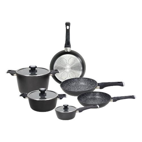 Batteria pentole Cooking Set Nero 8 pezzi V979163PCKG