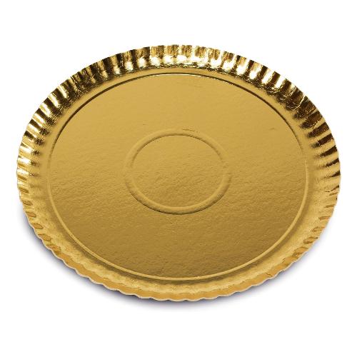 Guardini Set vassoi monouso 3 pz Cartone (31cm) EASY BAKE Oro 15743