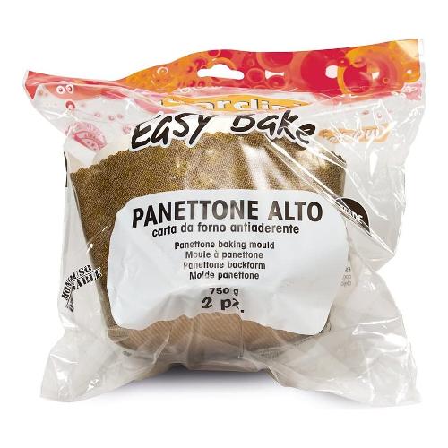 Guardini Set stampi Carta forno Panettone 2 pz Alto 750 Gr (15,5x11,5cm) 15769