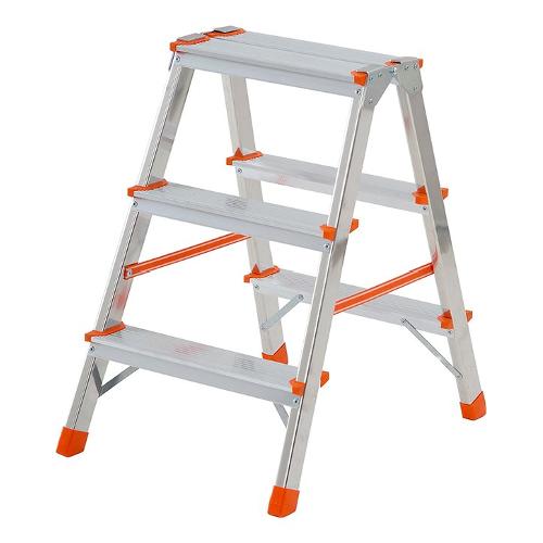 Gierre Scaletta 2 gradini + piano Stylo Alluminio silver BA210