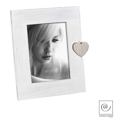 Mascagni Portafoto (per 1f 13x18 cm ) CUORI Bianco A944Q