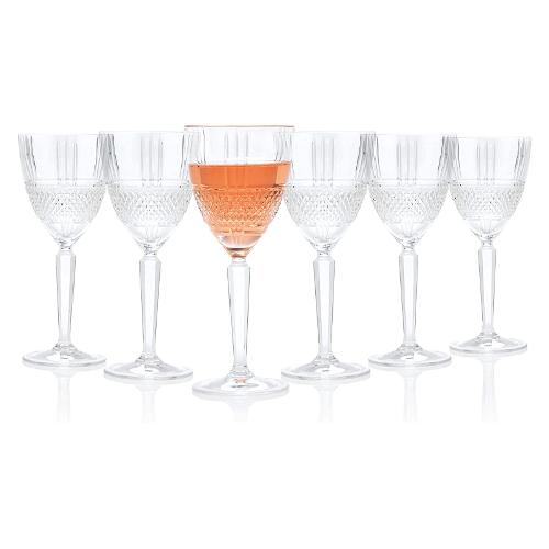 Set calici Vino 3pz DORICO Verde 8,5 x 16,5 cm 310ml N3585T35893