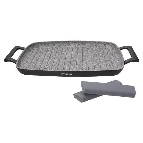 Tognana Bistecchiera Antiaderente (28x28cm) AMBIZIOSA Nero e Grigio pietra WL7915LGRTG