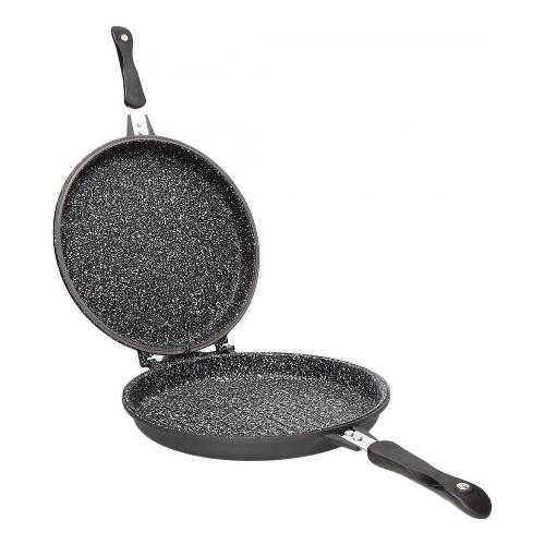 Tognana Padella girafrittata (30cm) Antiaderente Grill SPHERA Grigio WS758F2SPHA