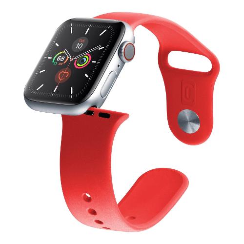 Cellular Line Cinturino orologio URBAN BAND Silicone Rosso URBANAPPWATCH4244R