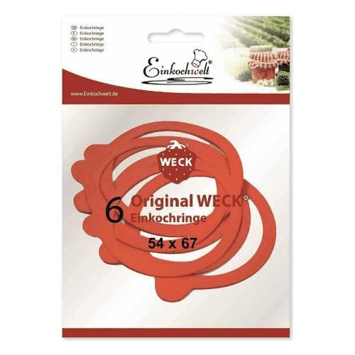 Weck Set guarnizioni barattoli 6 pz (6cm) 0002519