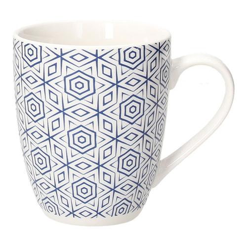 Tognana Tazza mug Porcellana (320ml) DOWNTOWN Bianco e Azzurro ME014345669