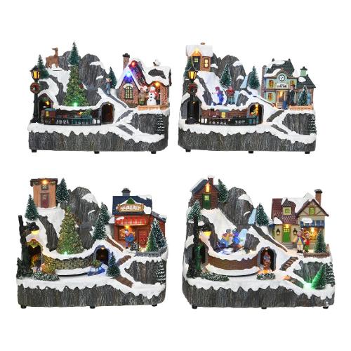 Kaemingk Villaggio Led Movimento e Musica assortito (15x22x17 cm) 481318