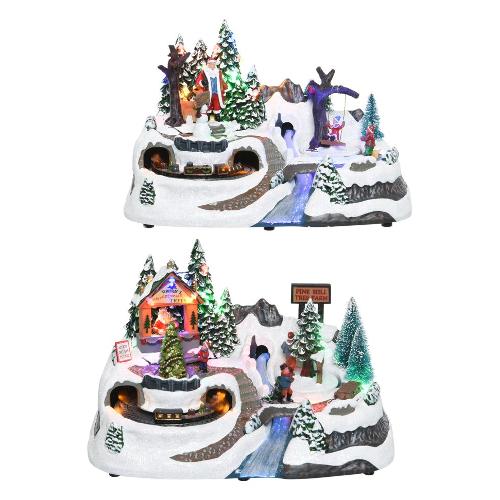 Kaemingk Villaggio Led Movimento e Musica assortito (31x9x20 cm) 481220