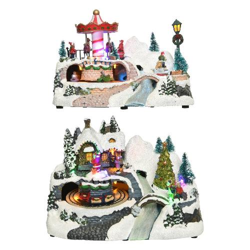 Kaemingk Villaggio Invernale assortito (24x15x16 cm) 481246