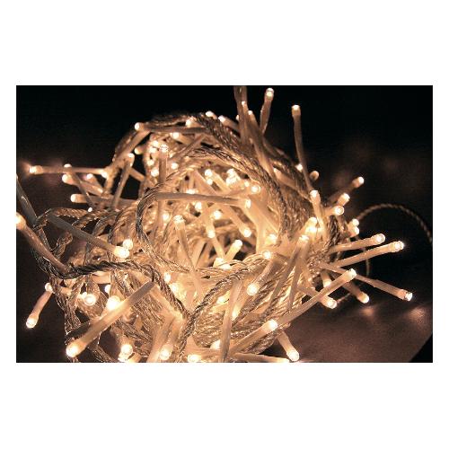 Giocoplast Filo Trasparente 500 luci - LED Bianco caldo 1 Gioco di luce CHRISTMAS IP44 143 20526