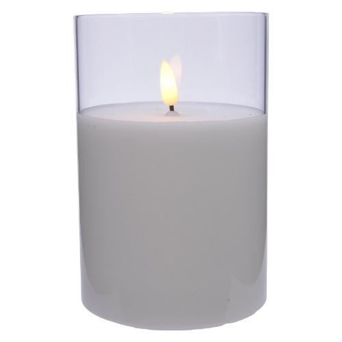 Kaemingk Candela led (10x15cm) vetro effetto fiamma 485355