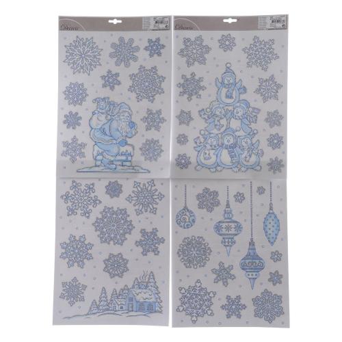Kaemingk Vetrofania Silver assortito (29x41 cm) 461467