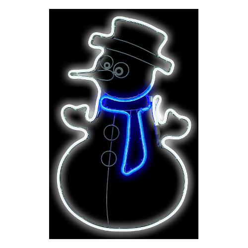 Lotti Sagoma Pupazzo Neve led color (36x58 cm) 54769