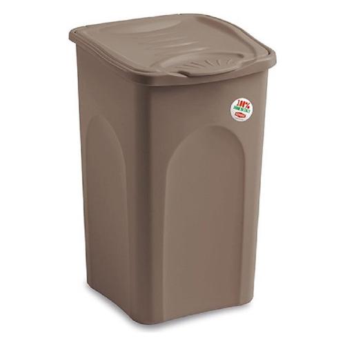 Stefanplast Porta biancheria Plastica (50Lt) PRIMAVERA Tortora 70234