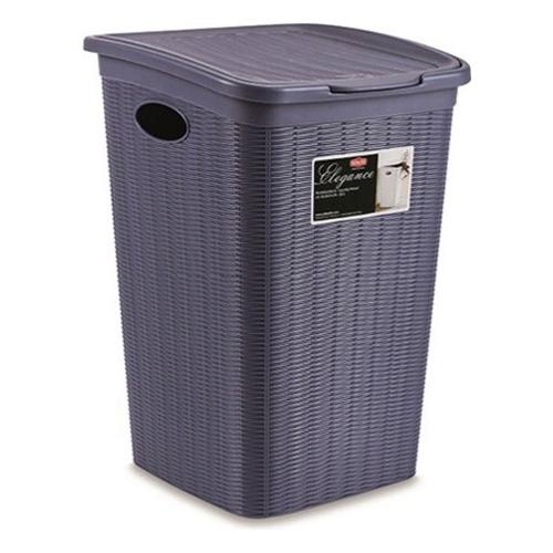 Stefanplast Porta biancheria Plastica (50L) ELEGANCE Grigio ardesia 30080