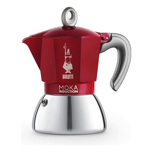 Bialetti Caffettiera espresso moka express rosso 6 tazze