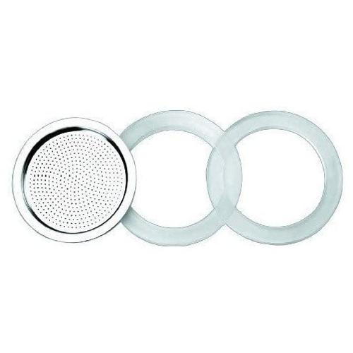 Ilsa Set guarnizioni e filtro caffettiera 3 Tazze 2 pz CARMENCITA RCA0210