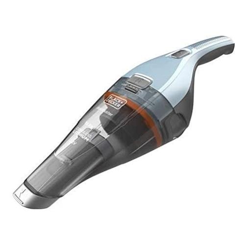 Black & Decker Mini aspirapolvere DUSTBUSTER Litio Grigio e Azzurro 7,2V NVC215W QW Batteria integrata
