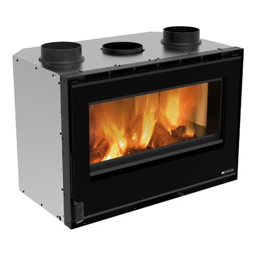 Nordica Caminetto 7,4kW INSERTO 80 Crystal Evo 2.0 Ventilato Nero 6016814 Classe A+
