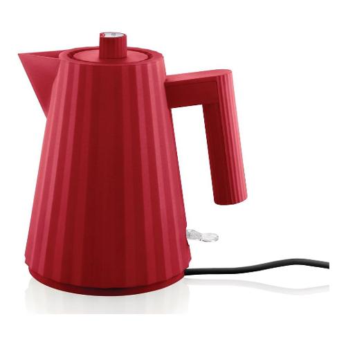 Alessi Bollitore elettrico (1L) PLISSE Rosso MDL06 1R