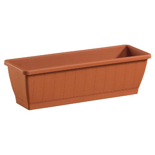Euro 3 Plast Cassetta per gerani GREENER KEZAR Terracotta (49x19,5x16,7 cm) 3148 01