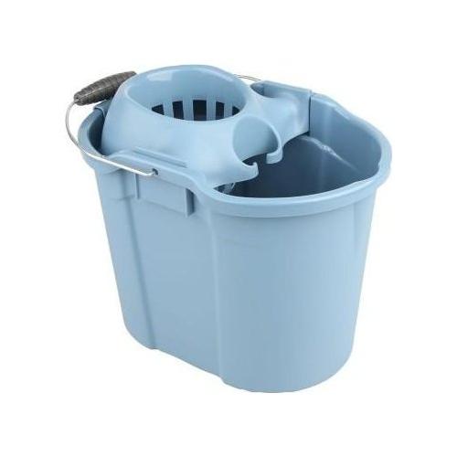 Secchio mocio 16L con strizzatore AURORA Blu ardesia 39,5 x 30,5 x