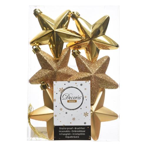 Amicasa Stelle (6 pz) Gold Plastica 9027860