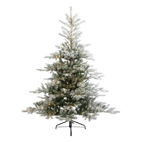 Amicasa Albero di natale GRANDIS Verde innevato 9670122 (132x180cm)