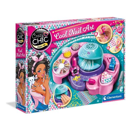 Clementoni Set parrucchiera Cool Nails CRAZY CHIC 18599