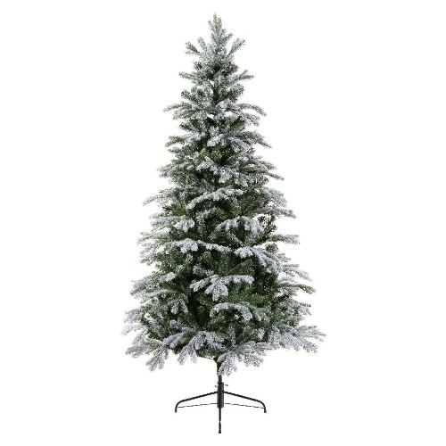 Amicasa Albero Natale SUNNDAL Verde innevato (H210 D120 cm) 9684286