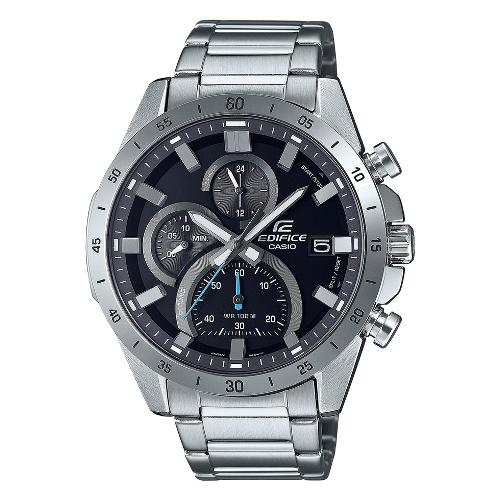 Casio Orologio EDIFICE Classic Black e Silver EFR 571D 1AVUEF