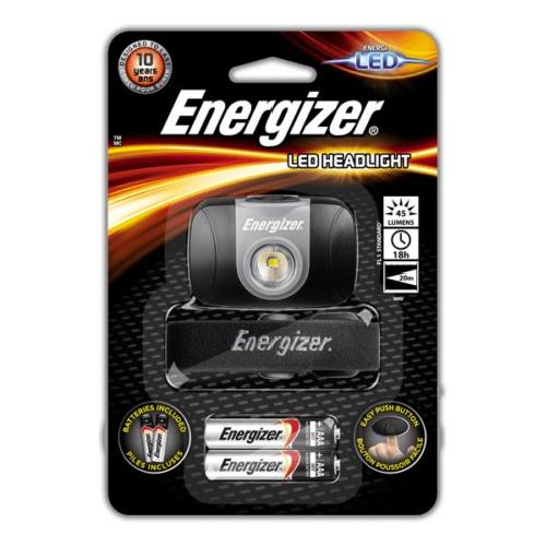 Energizer Torcia elettrica frontale Headlight LED nero LED 45 lm