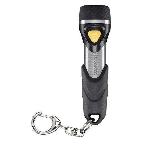 Varta Mini torcia con anello portachiavi Day Light Key Chain Light nero e silver LED 12 lm 016605101421