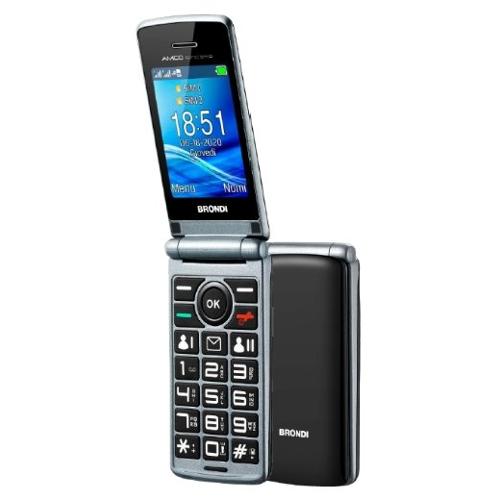 Brondi Cellulare 2G Gprs AMICO Sincero Dual Sim Black