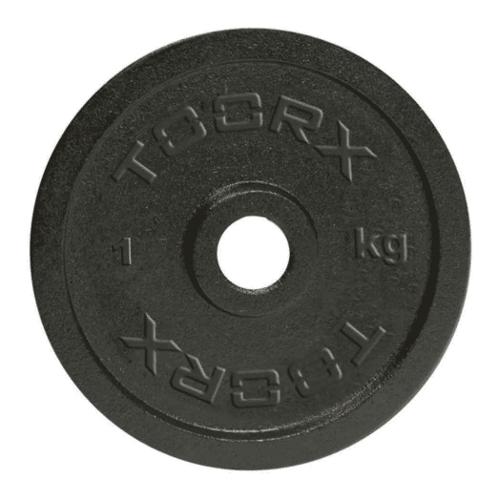 Toorx Disco ghisa olimpionico foro 25 mm (1Kg) Nero DGN 1