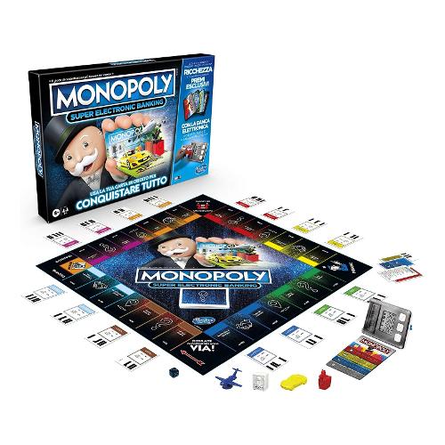 Hasbro Banking gioco in Italiano MONOPOLY E8978103