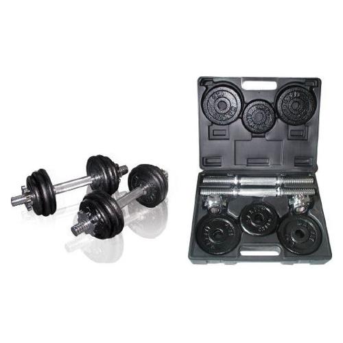 Toorx Set manubri 15 Kg Nero e Cromo VAL15DGN