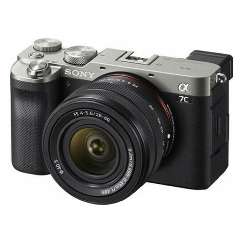 Sony Fotocamera mirrorless 24,2Mpx Full frame A7C Kit Fe 28 60mm F4 5.6 Black e Silver ILCE7CLS CEC