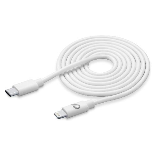 Cellular Line Cavo Lightning POWER CABLE Certificato Mfi White 3m USBDATAC2LMFI3MW