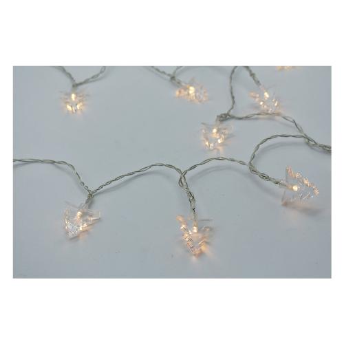 Filo NATALE Alberini Led Luce Fissa 300 + 50 cm nr 20 luci Bianco caldo  D3115