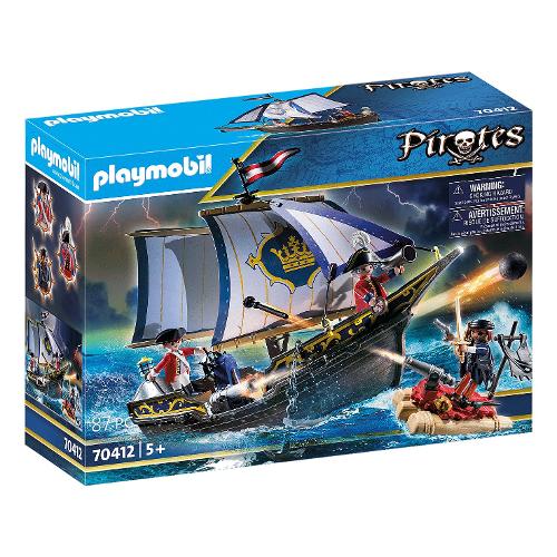 Playmobil Nave della Marina Reale ( 87 pz ) PIRATES 70412